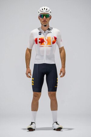 Cyklistický dres Gobik CX Pro 4.0 Campeon España White RFEC