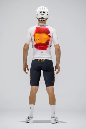 Cyklistický dres Gobik CX Pro 4.0 Campeon España White RFEC