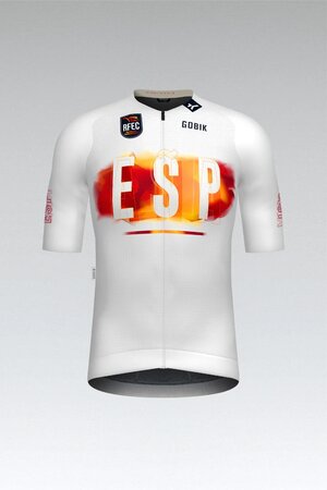 Cyklistický dres Gobik CX Pro 4.0 Campeon España White RFEC