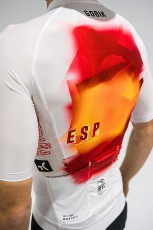 Cyklistický dres Gobik CX Pro 4.0 Campeon España White RFEC