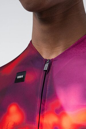 Cyklistický dres Gobik CX Pro 4.0 Unisex Azalea