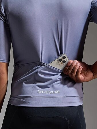 Cyklistický dres Gore Spinshift Jersey Mens Amethyst Grey