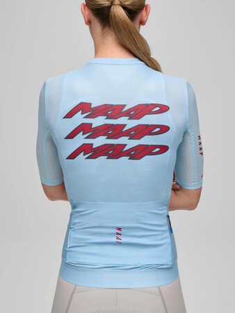 Cyklistický dres MAAP Pulse Pro Air Jersey 3.0 W Cerulean