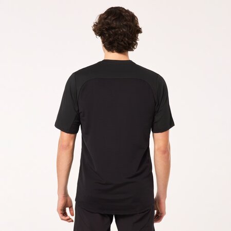 Cyklistický dres Oakley Free Ride Rc SS Jersey Blackout