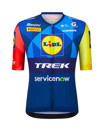 Replika pretekárskeho cyklistického dresu Santini tímu Lidl-Trek
