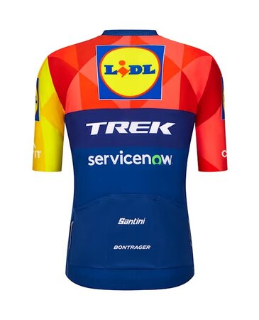 Replika pretekárskeho cyklistického dresu Santini tímu Lidl-Trek