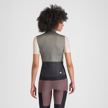 Cyklistický dres Sportful Supergiara Logo Gun Metal/Pink