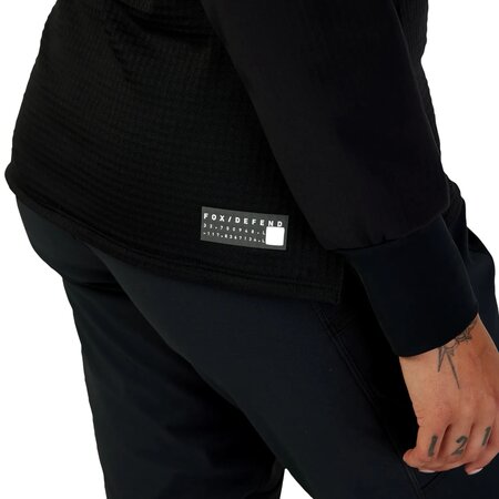 Cyklistická mikina Fox Racing W Defend Thermal Hoodie Black