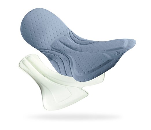 Cyklistické nohavice Silvini Maletto Pad Black/Cloud