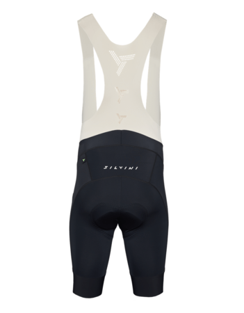 Cyklistické nohavice Silvini Suelo Bib Black/Cream