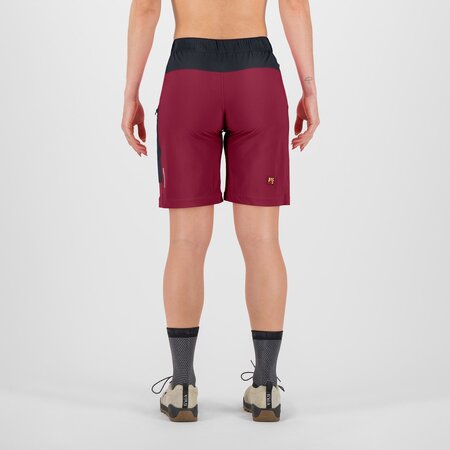 Cyklistické kraťasy Karpos Nago W Beet Red/Vulcan