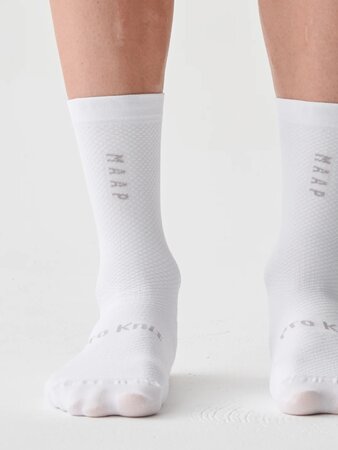 Cyklistické ponožky MAAP Pro Knit Sock White
