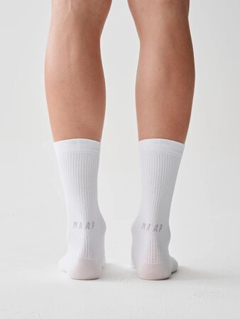 Cyklistické ponožky MAAP Pro Knit Sock White