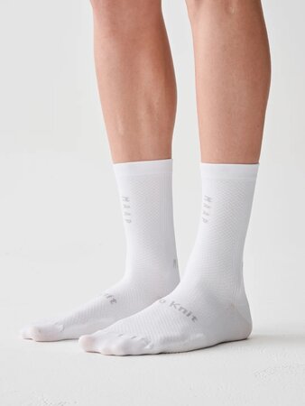 Cyklistické ponožky MAAP Pro Knit Sock White