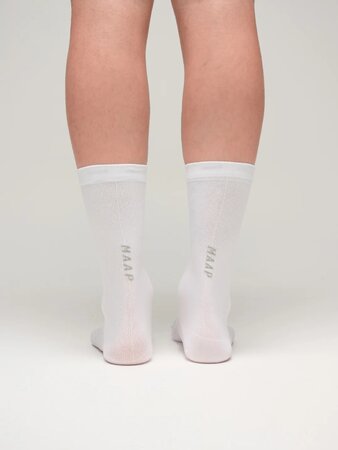 Cyklistické ponožky MAAP Team Sock Long White