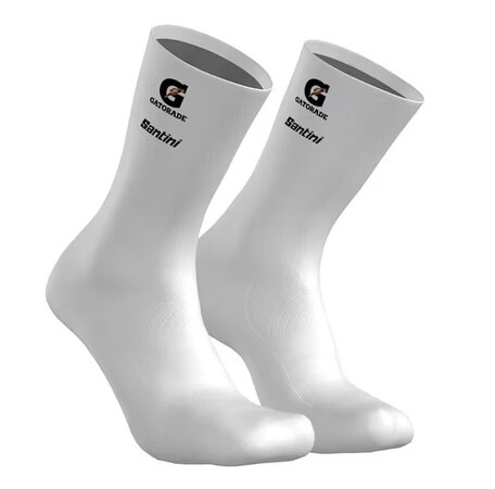 Cyklistické ponožky Santini Lidl-Trek Team Biela