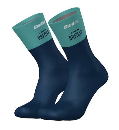 Cyklistické ponožky Santini Replika Trek Driftless Tmavomodrá