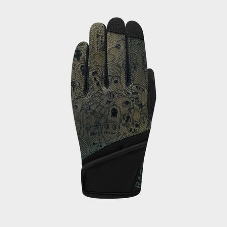 Cyklistické rukavice Racer Trubo Kid 2 Black/Green