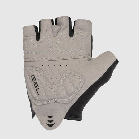 Cyklistické rukavice Karpos Federia 1/2 Fingers Black