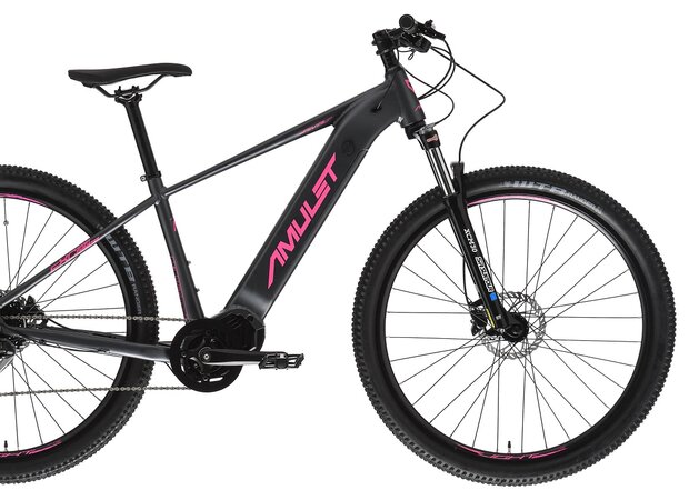 Elektrobicykel Amulet 29 eRival 4.0 SH Black Matt/Pink 2025