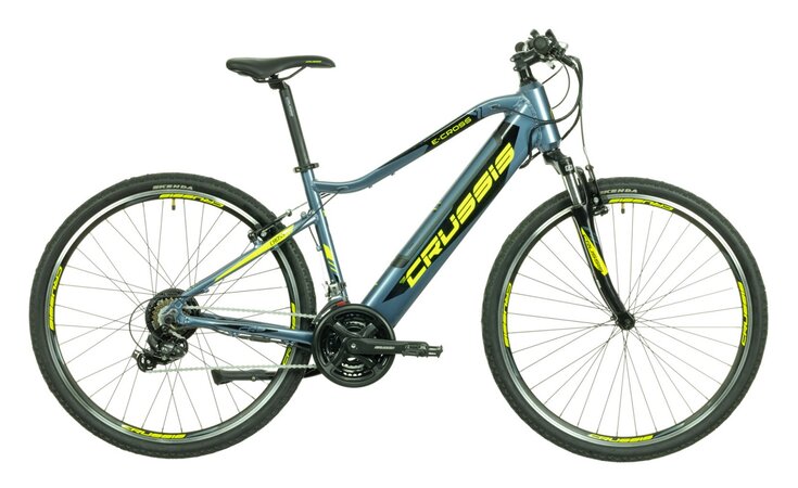 Elektrobicykel Crussis e-Cross 1.7 Blue/Yellow 2022