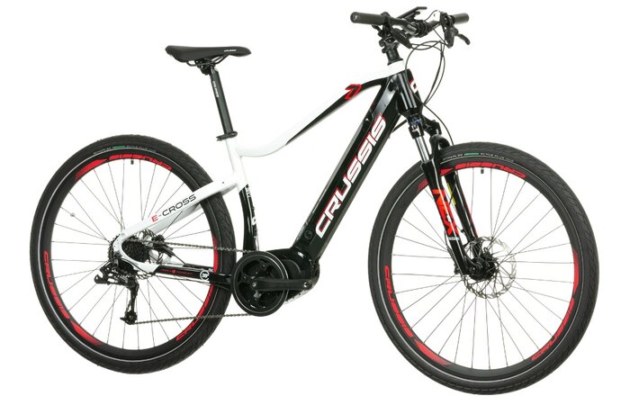 Elektrobicykel Crussis e-Cross 7.8 White/Black/Red 2023