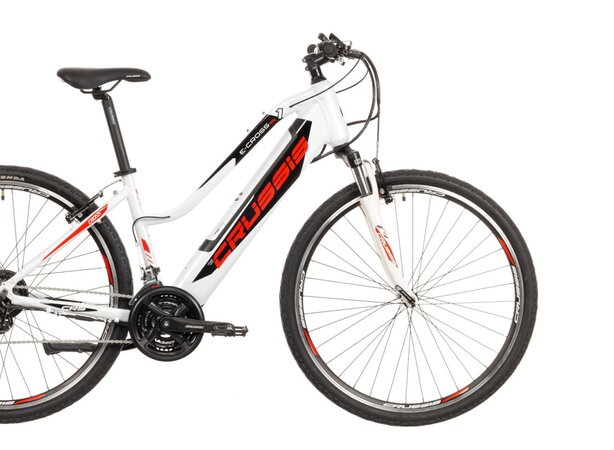 Elektrobicykel Crussis e-Cross lady 1.7 White/Red 2022