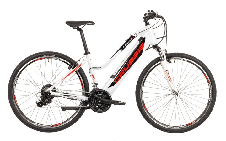 Elektrobicykel Crussis e-Cross lady 1.7 White/Red 2022