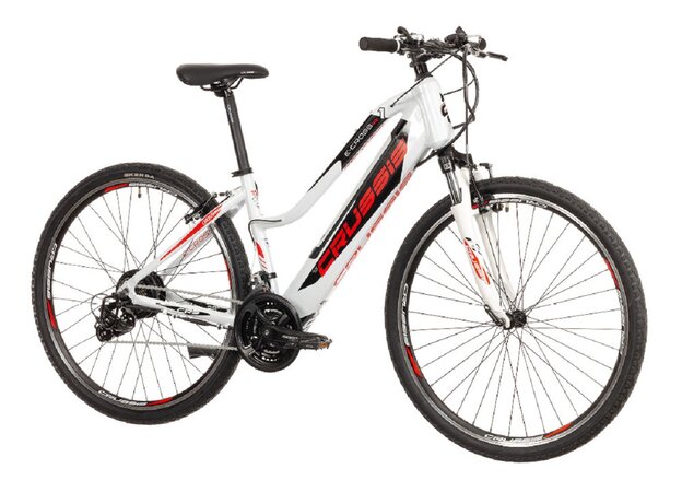 Elektrobicykel Crussis e-Cross lady 1.7 S White/Red E 2022