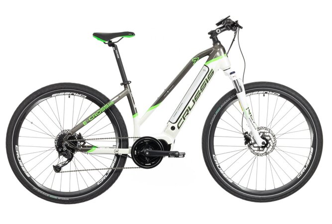 Elektrobicykel Crussis e-Cross lady 7.7 White/Green/Grey 2022