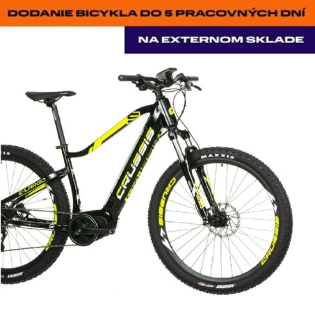 Elektrobicykel Crussis e-Largo 5.8 Black/Yellow E 2023