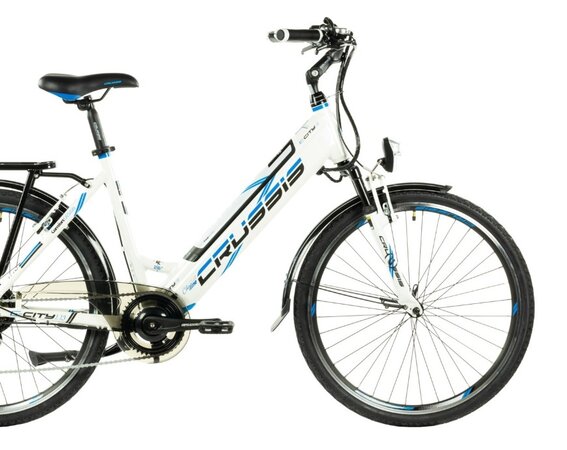 Elektrobicykel Crussis e-City 1.13-S White/Blue 2021