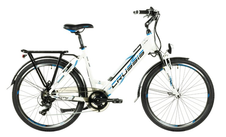 Elektrobicykel Crussis e-City 1.13-S White/Blue 2021