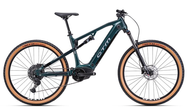 Elektrobicykel CTM Areon Tmavá Sivozelená Perleť 2024