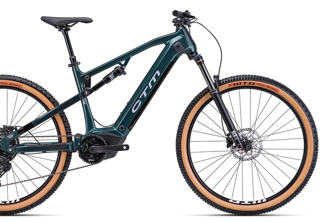 Elektrobicykel CTM Areon Tmavá Sivozelená Perleť 2024