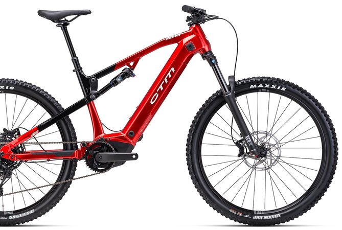 Elektrobicykel CTM Areon GX Comp Metalická Červená / Čierna 2025