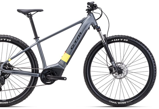 Elektrobicykel CTM Pulze GX Matná Sivá / Limetková 2025
