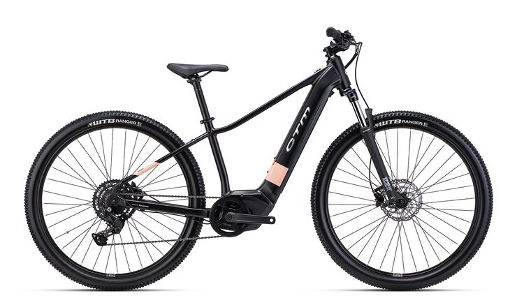 Elektrobicykel CTM Ruby GX Matná Čierna / Lesklá Staroružová 2025
