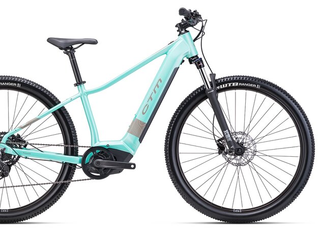 Elektrobicykel CTM Ruby GX Matná Svetlotyrkysová Perleť / Sivá 2025