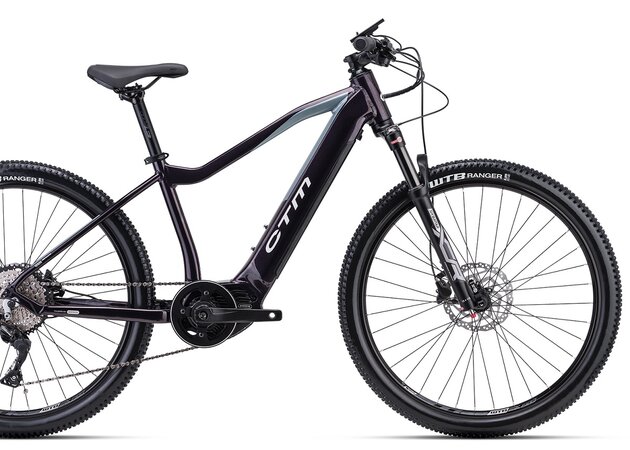 Elektrobicykel CTM Ruby PRO Galaktická Fialová / Hodvábna Sivá 2023