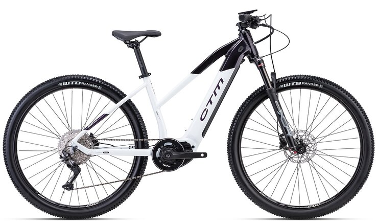 Elektrobicykel CTM Ruby X PRO Biela Perleť / Galaktická Fialová 2023