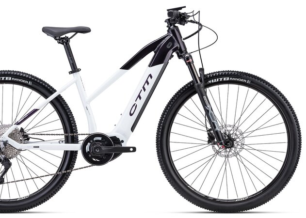 Elektrobicykel CTM Ruby X PRO Biela Perleť / Galaktická Fialová 2023