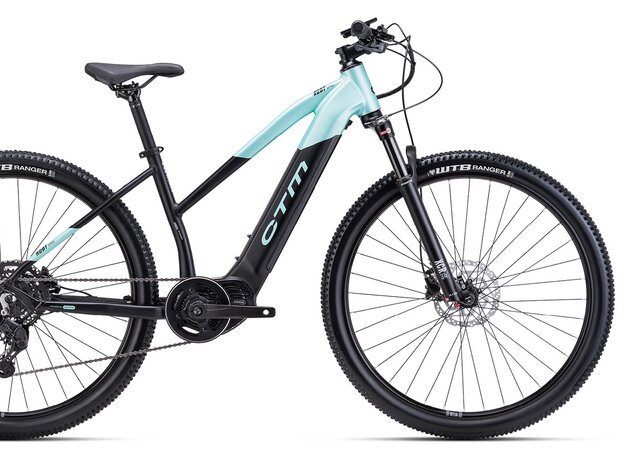 Elektrobicykel CTM Ruby X PRO Matná Čierna / Tyrkysová Perleť 2024