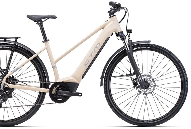 Elektrobicykel CTM Senze GX Lady Matná Svetlobéžová / Sivá 2025