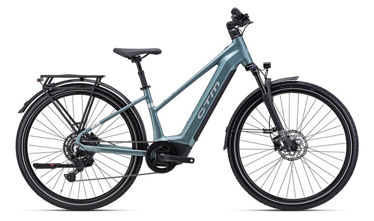 Elektrobicykel CTM Senze GX Lady Matná Sivozelená 2026