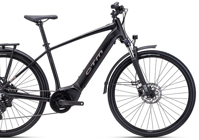 Elektrobicykel CTM Senze GX Man Matná Čierna / Sivá 2025
