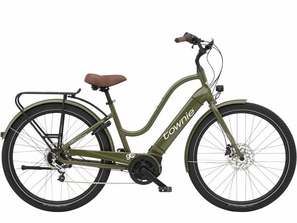 Elektrobicykel Electra Townie Path Go! 5i Step-Thru Olive 2025