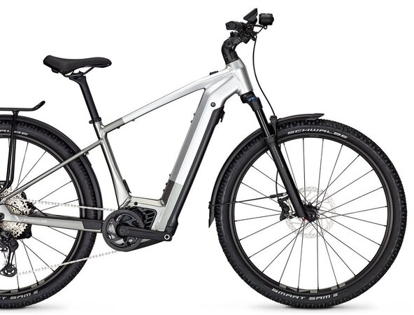 Elektrobicykel Focus Aventura² 6.9 Nepalsilver Glossy/Steelgrey Glossy 2025