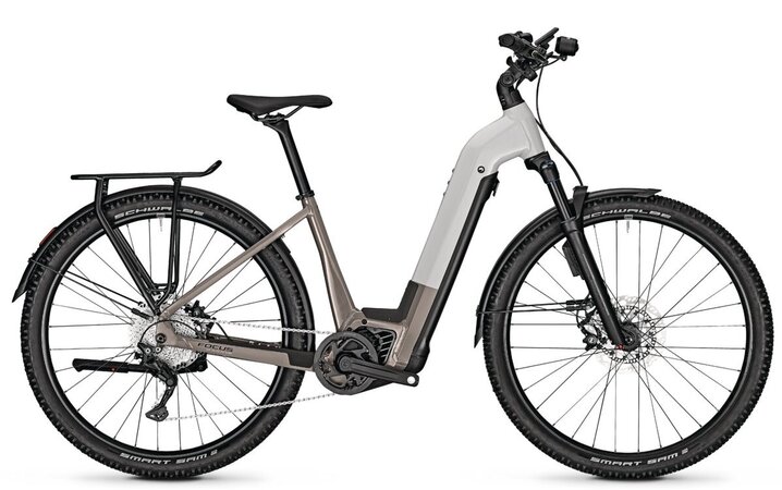 Elektrobicykel Focus Planet² 6.8 ABS W Lightgrey/Monnstonegrey 2023