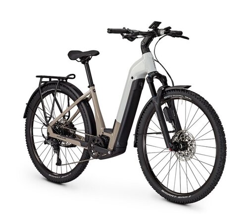 Elektrobicykel Focus Planet² 6.8 ABS W Lightgrey Glossy/Moonstonegrey Glossy 2025